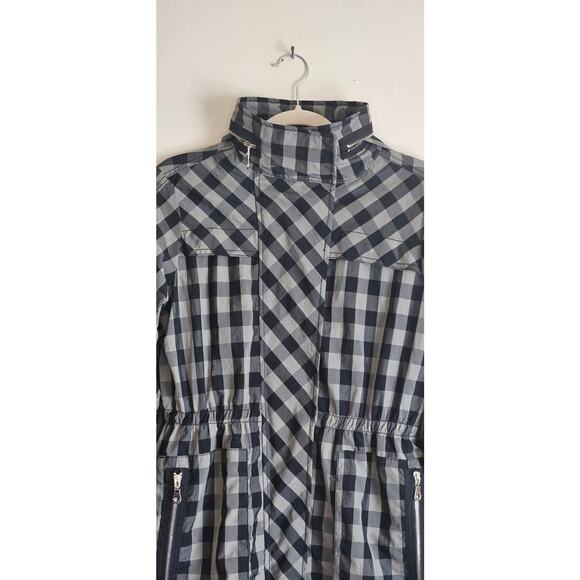 My Anorak Water Resistant Jacket, Elegant Black & Silver Check, S XS - Picture 2 of 10